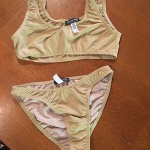 New fashion nova nude swimsuit size large